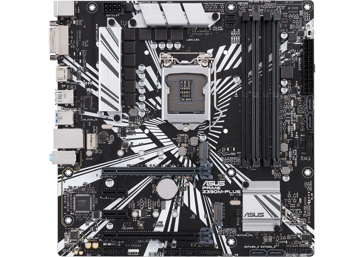 Asus PRIME Z390M-PLUS Motherboard